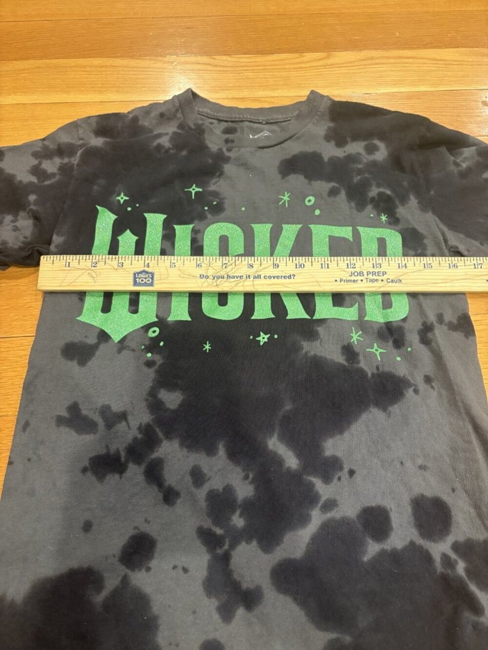 Wicked Size Small (S) Wicked Graphic Tee with Tie Dye Pattern - Picture 3 of 4